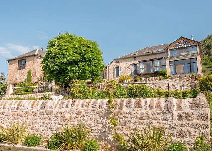 Vue Panoramique Campagne Pouncho 2 Pers Apartman Millau